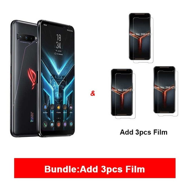 New Global Rom Asus ROG 3 5G Gaming Phone 6.59" Snapdragon865/865 Plus 6000mAh 144HZ FHD+ AMOLED NFC ROG Phone 3 ROG3 Smartphone