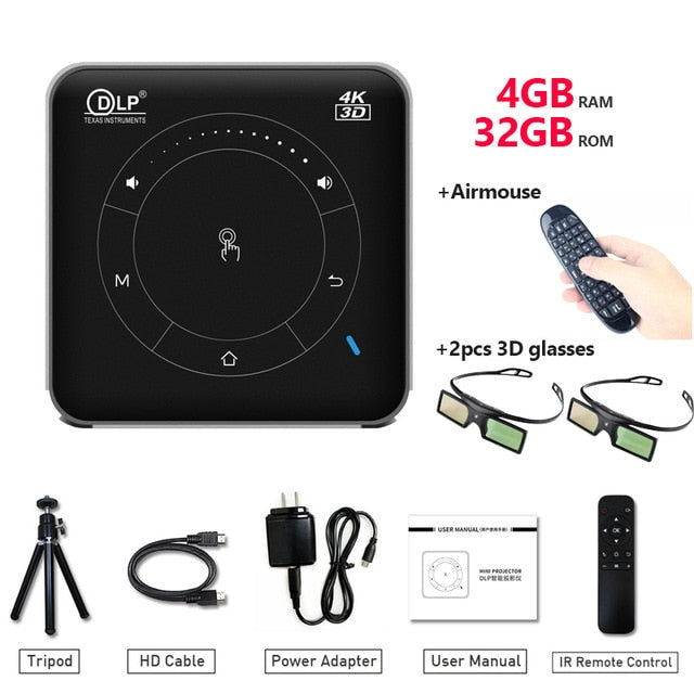 小型プロジェクター ミニ　Vivicine P11 Pocket Mobile Projector Vivicine P11 3D Mini Projector